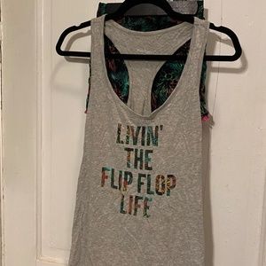 NWOT Livin' The Flip Flop Life Pajama Set